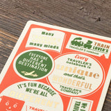 Traveler's Notebook Plastic Backing Sheet 2027 - Passport Size