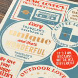 Traveler's Notebook Plastic Backing Sheet 2027 - Regular Size