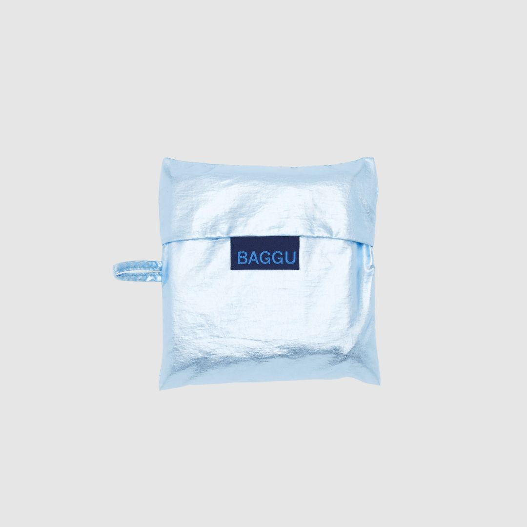 Baggu Standard Baggu - Metallic Light Blue