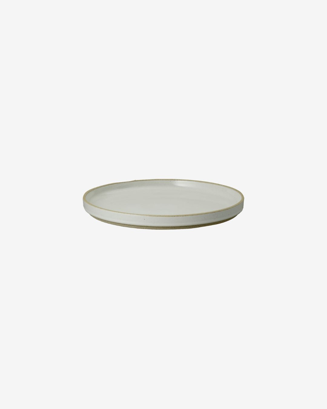 Hasami Porcelain Plate - Gloss Grey_14.5_Simple_Beautiful_Things