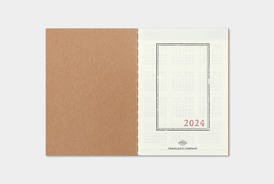 Traveler's Notebook 2024 Monthly Diary Passport