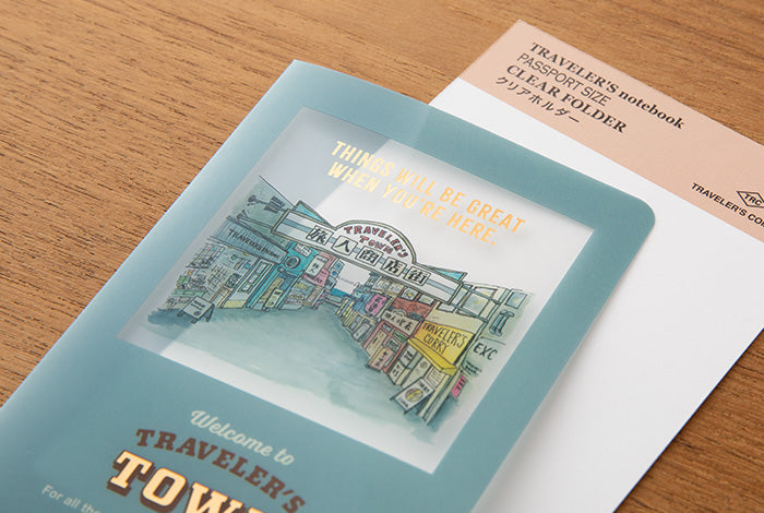 Traveler's Notebook Clear Folder Passport size - Traveler's Town