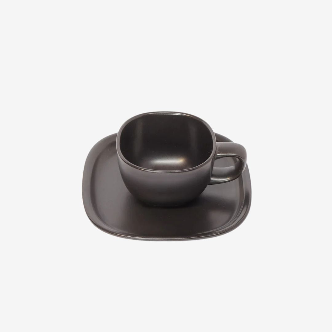 Cup & Saucer - Matte Black_Simple_Beautiful_Things
