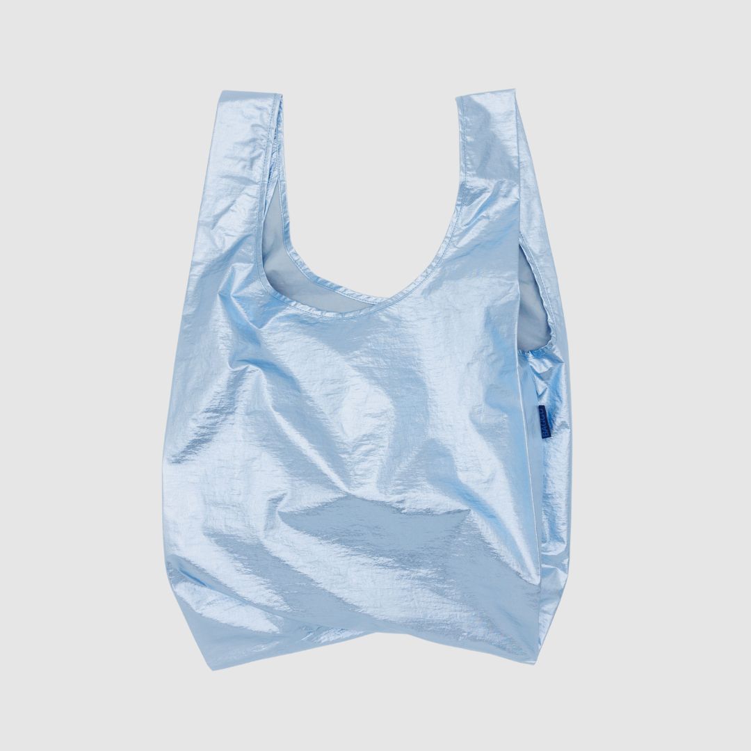 Baggu Standard Baggu - Metallic Light Blue_Simple_Beautifu_Things