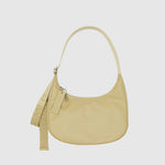 Baggu Recycled Leather Crescent Bag Medium - Straw_Simple_Beautiful_Things