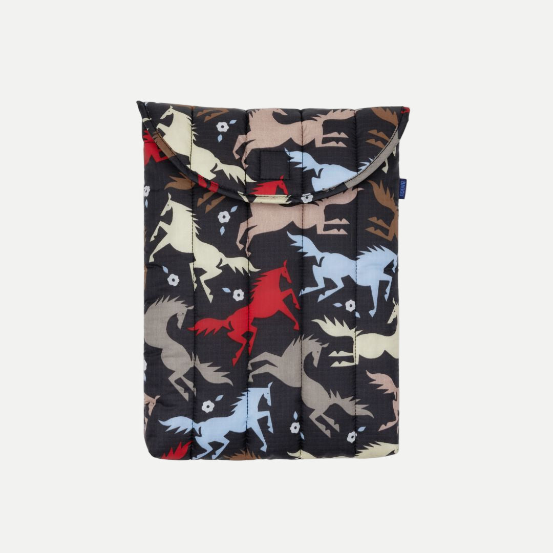 Baggu Puffy Laptop Sleeve 13"/14" - Horse Cut-Outs_Simple_Beautiful_Things