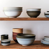 Alongu Bowl 20cm Tenmoku Brown