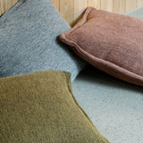 Wool Cushion - Coral