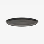 Hasami Porcelain Plate_18.5_dark_grey_Simple_Beautiful_Things
