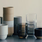 Hasami Round Glass Tumbler - Grey
