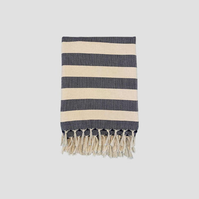 KILIIM Throw Blanket Beige Stripes_Simple-Beautiful_Things