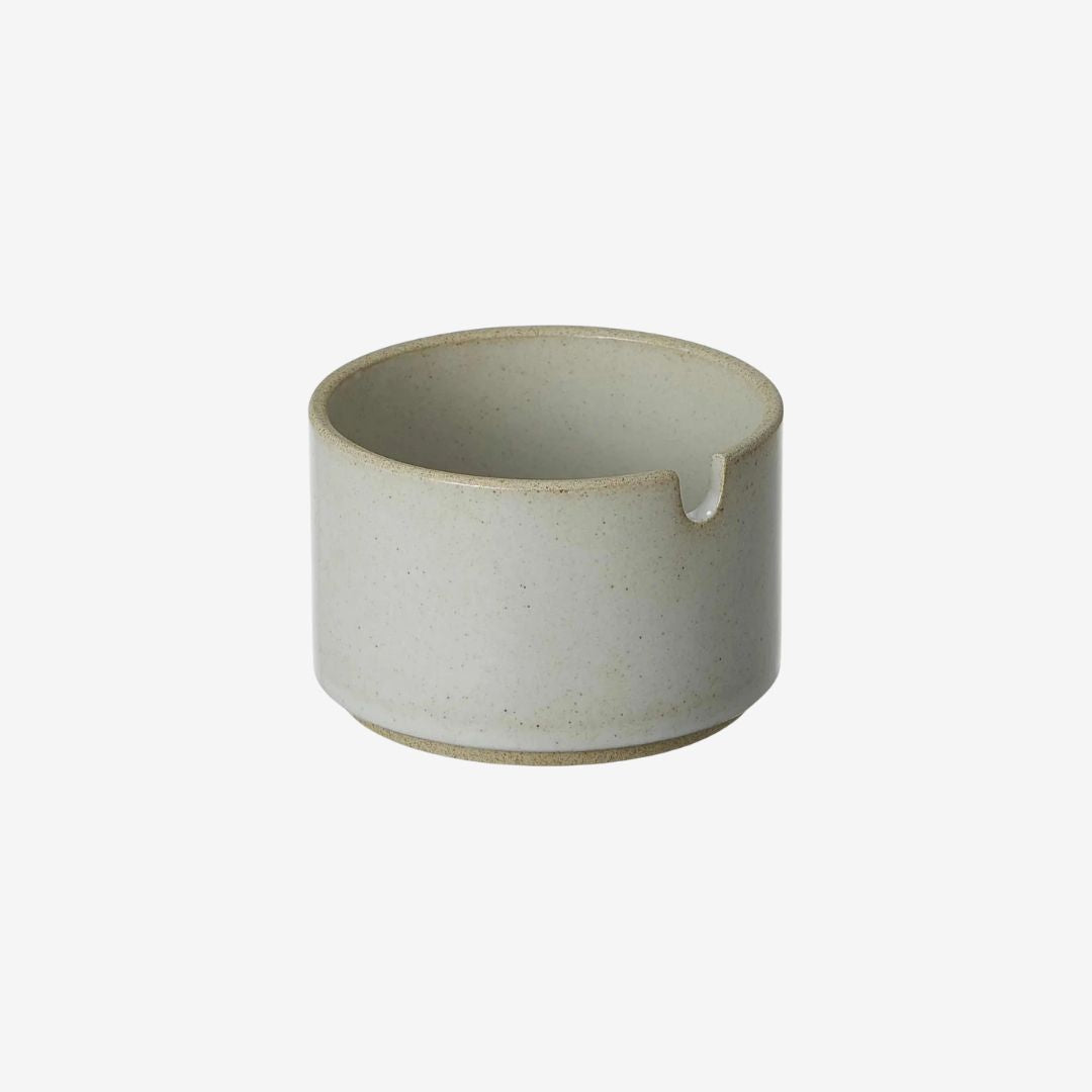 Hasami Porcelain Sugar Pot 8.5cm - Gloss Grey_Simple_Beautiful_Things