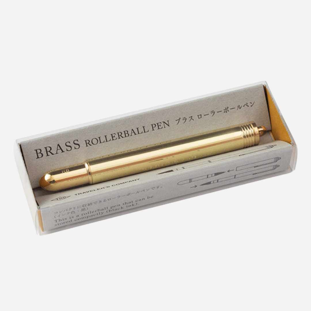 Traveler's Company - Brass Rollerball Pen_Simple_Beautiful_Things