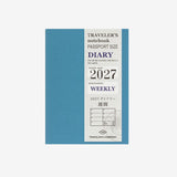 Traveler's Notebook 2027 Weekly Diary Refill - Passport Size