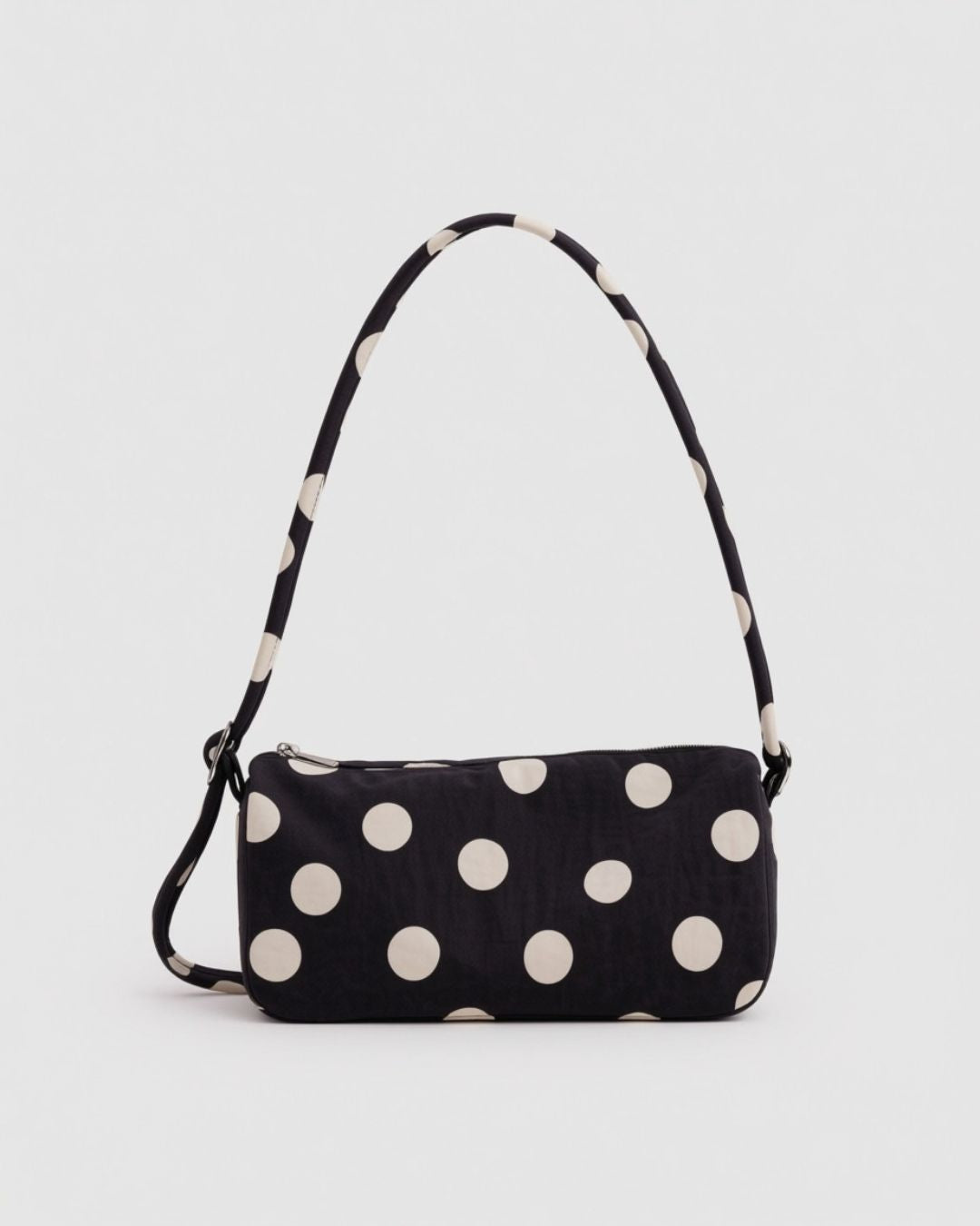 Baggu Loaf Bag - Black and Cream Polka Dot_Simple_Beautiful_Things