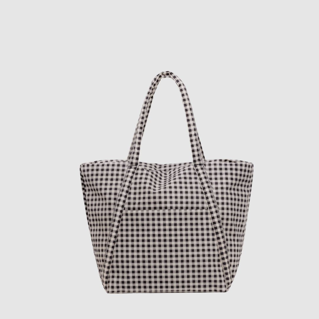 Baggu Cloud Bag - Black & White Gingham_Simple_Beautiful_Things
