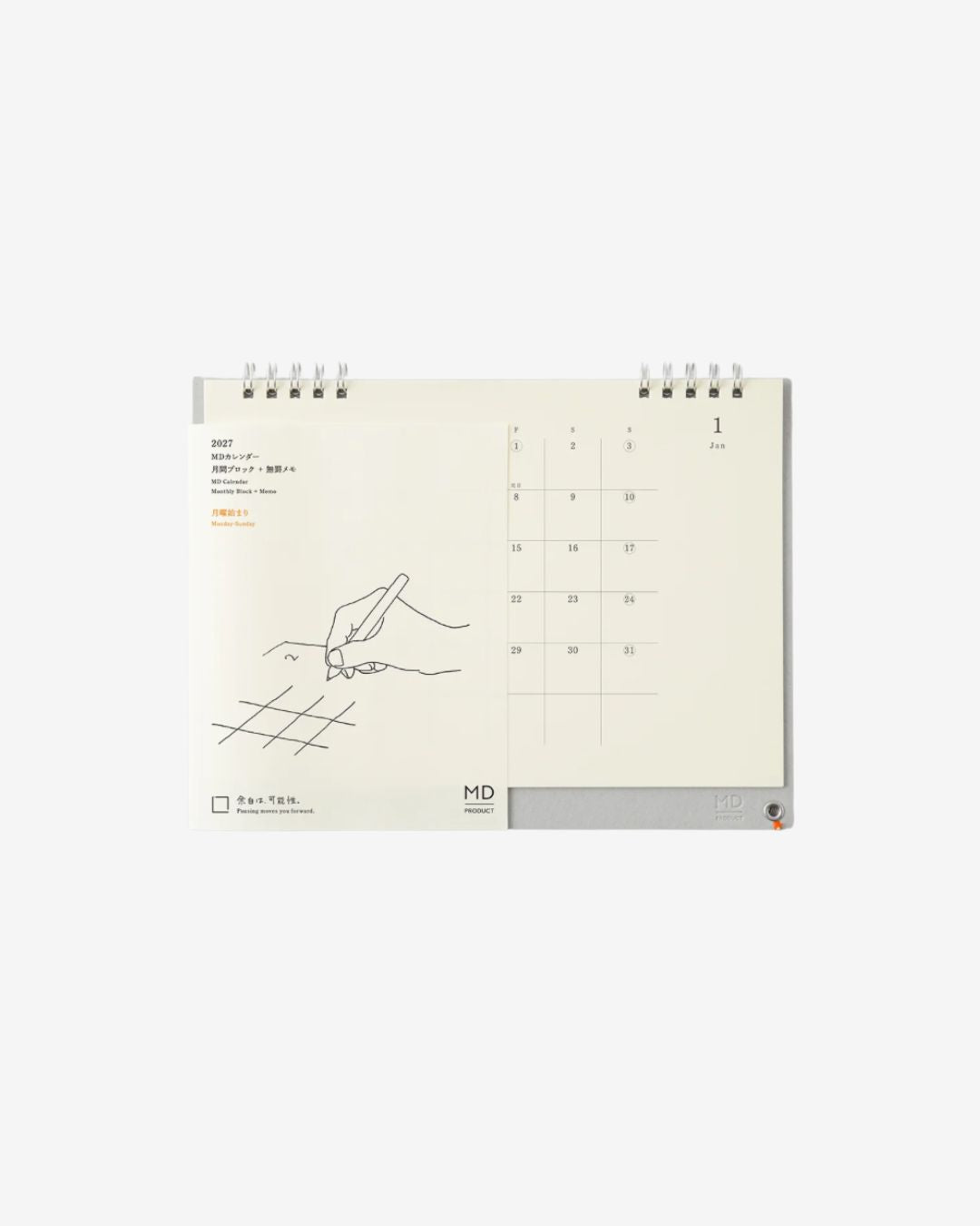 Midori MD - 2027 Desk Calendar_Simple_Beautiful_Things