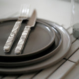 Hasami Porcelain Plate - Dark Grey