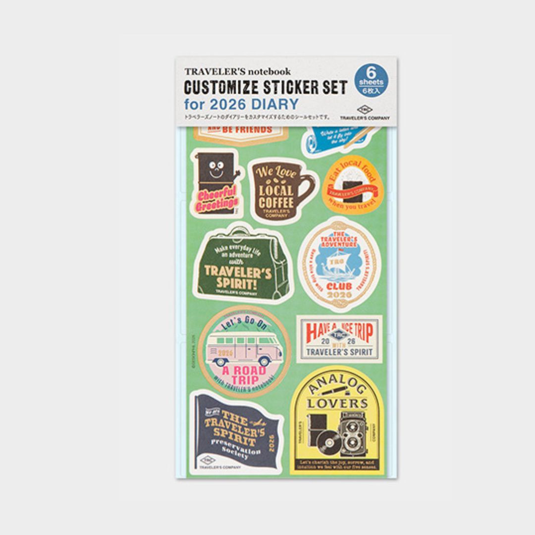 Traveler's Notebook Sticker Set 2026_Simple_Beautiful_Things