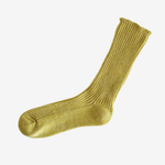 Nishiguchi Kutsushita Boston Hemp Cotton Sock - Vintage Yellow_Simple_Beautiful_Things