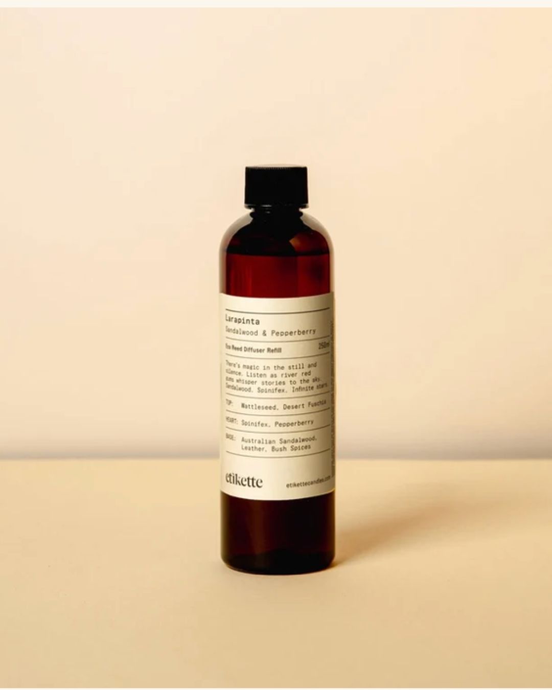 Etikette Reed Diffuser Refill LARAPINTA - Sandalwood / Pepperberry - 250ml_Simple_Beautoiful_Things