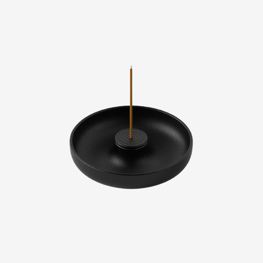 Incense and Candle holder- Zinc Round