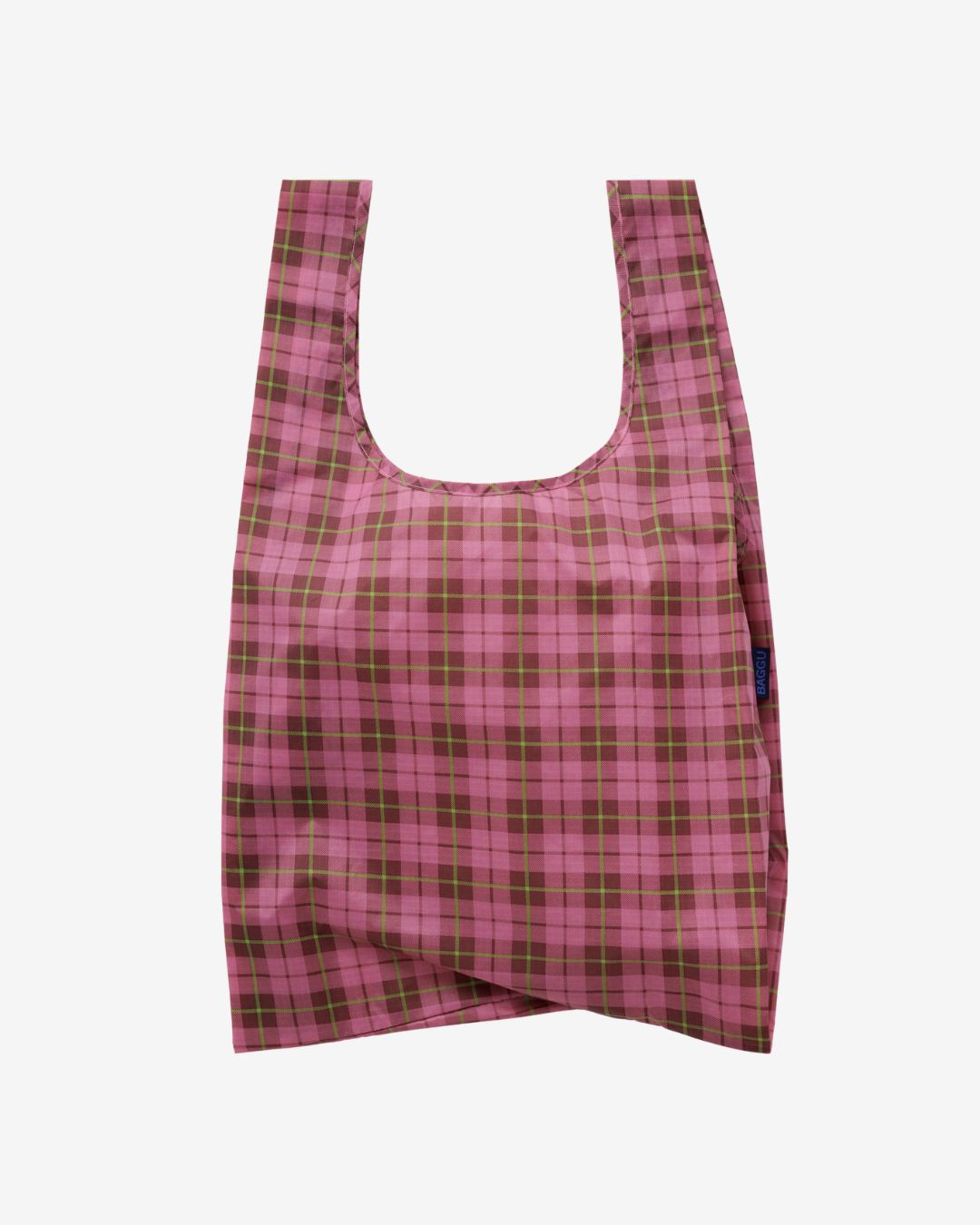 Baggu Standard Baggu - Azalea Pink Tartan_Simple_Beautiful_Things