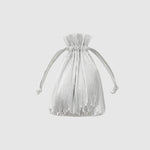 Baggu Pleated Baggu - Chrome Metallic_Simple_Beautiful_Things