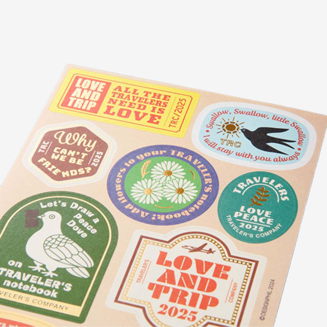 Traveler's Notebook Sticker Set 2025