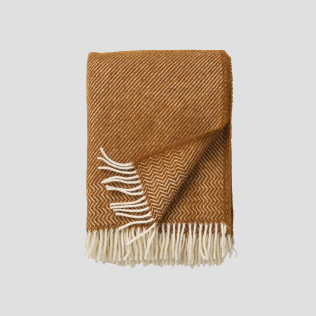 Klippan Eco Wool Blanket Bazaar Cumin_Simple_Beautiful_Things