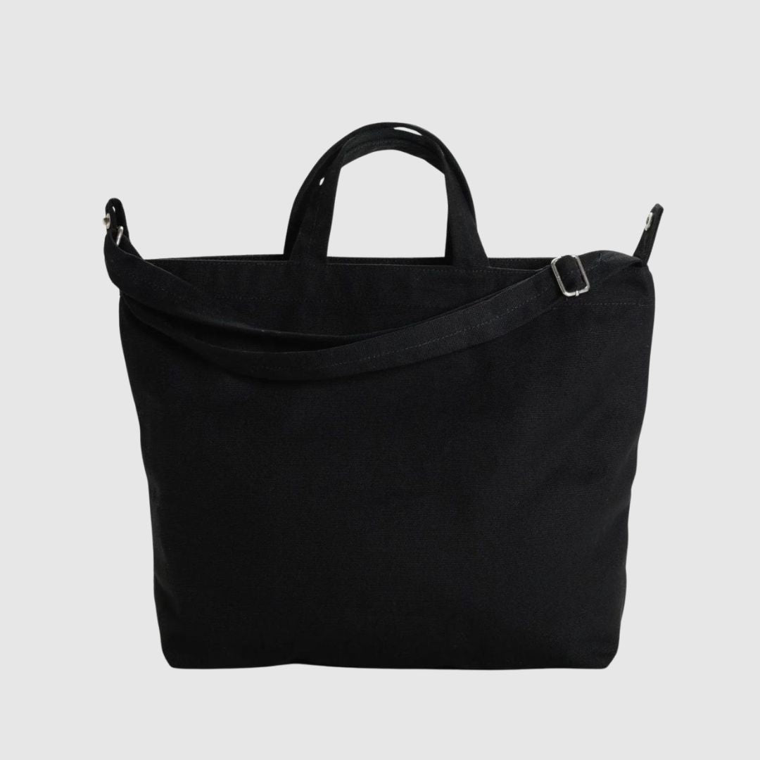 Baggu Horizontal ZIP Duck Bag - Black_Simple_Beautiful_Things