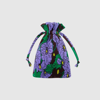Baggu Pleated Baggu - Maroon Poppy