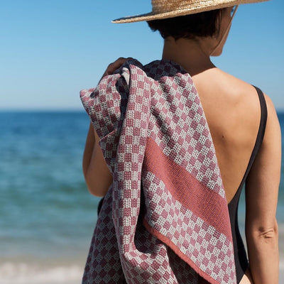 Mungo Beach Towel Willow Weave - Urchin