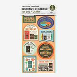 Traveler's Notebook Customized Sticker Set 2027