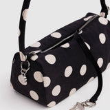 Baggu Loaf Bag - Black and Cream Polka Dot