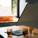 Hasami Round Glass Tumbler - Smokey Amber