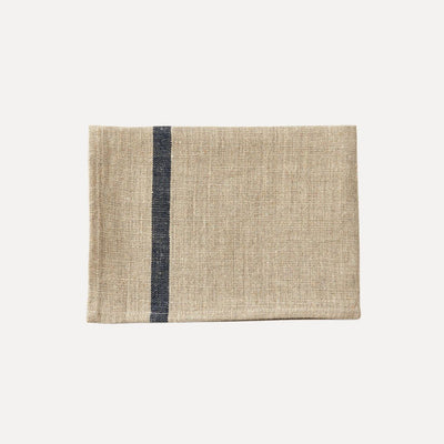 Linen Tea Towel - Natural Stripe
