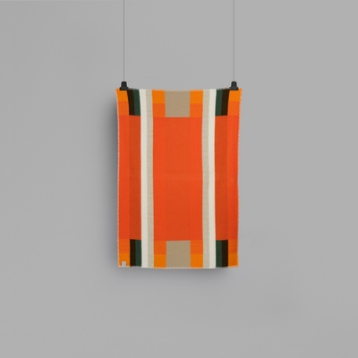 Roros Tweed Mikkel Throw - Orange Simple Beautiful Things