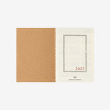 Traveler's Notebook 2027 Monthly Diary Refill - Passport Size