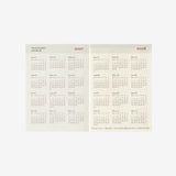 Traveler's Notebook 2027 Weekly Diary Refill - Passport Size