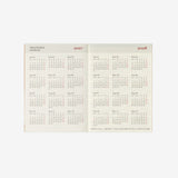 Traveler's Notebook 2027 Monthly Diary Refill - Passport Size