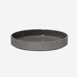 Hasami Porcelain Shallow Bowl 22.0cm Dark Grey_Simple_Beautiful_Things