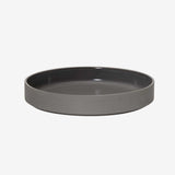 Hasami Porcelain Shallow Bowl 22.0cm Dark Grey_Simple_Beautiful_Things