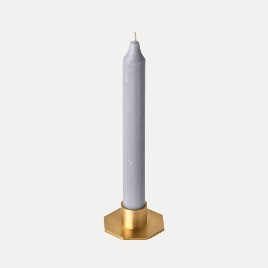 Candle holder - Brass Octagon_Simple_Beautiful_Things