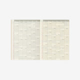 Traveler's Notebook 2027 Monthly Diary Refill - Passport Size