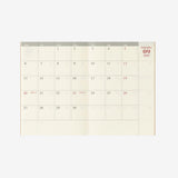 Traveler's Notebook 2027 Monthly Diary Refill - Passport Size