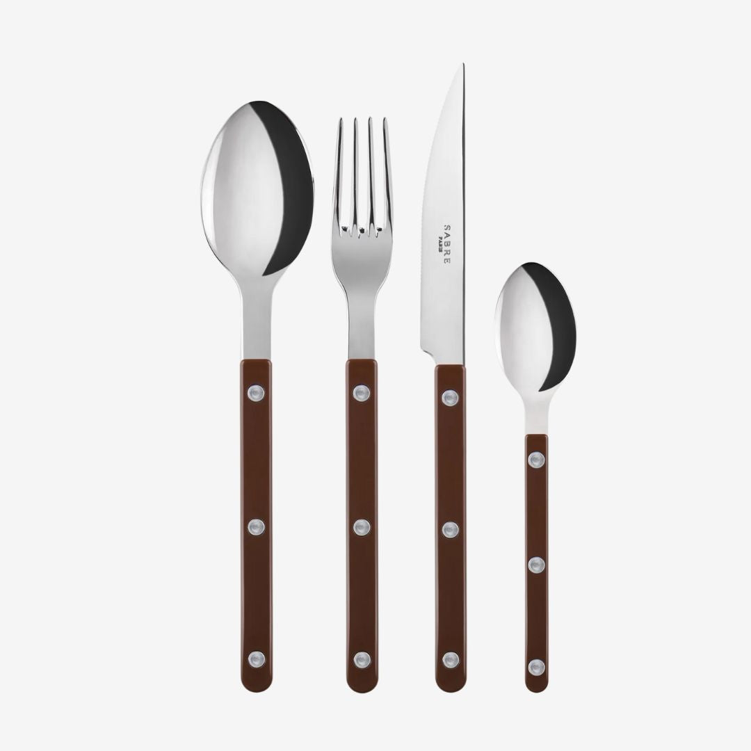 Sabre Cutlery Bistro 4 Piece - Chocolat