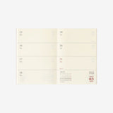 Traveler's Notebook 2027 Weekly Diary Refill - Passport Size