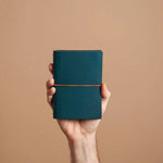Paper Republic Grand Voyageur Leather Journal - Pocket_Petrol_Blue