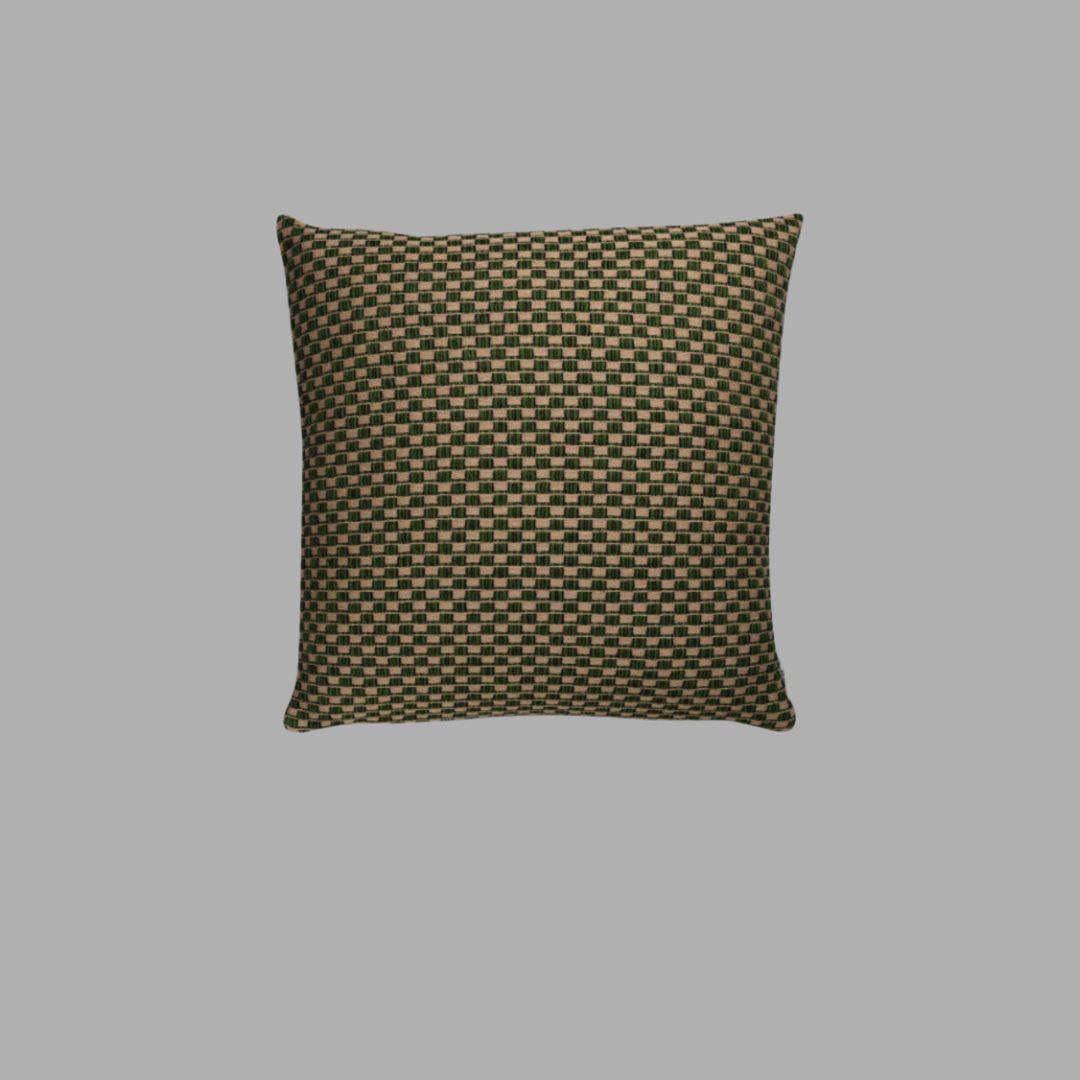 Roros Tweed Isak Cushion - Green Meadow